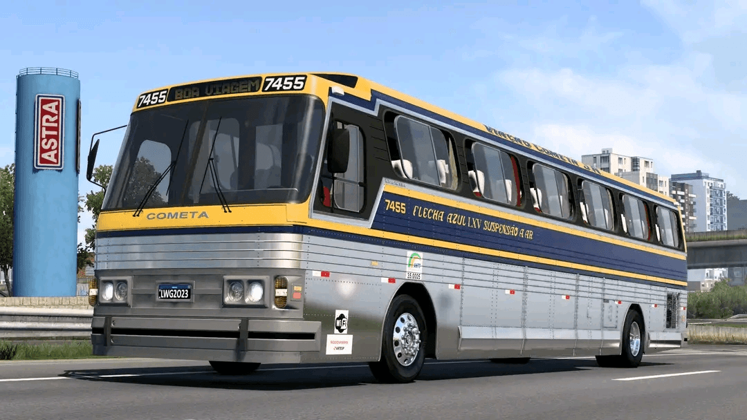 MOD ETS2 – Xe Khách Flecha azul classic (1.56) MOD ETS2 – Xe Khách Flecha azul classic (1.56)