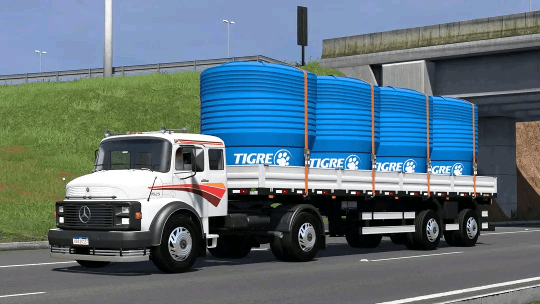 MOD ETS2 – Xe Tải Mercedes-Benz 1318 (1.56)