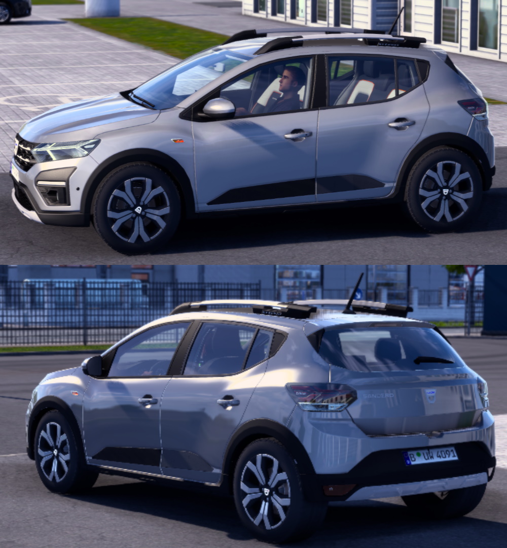 MOD ETS2 – Xe Hơi Dacia Sandero Stepway 2021 (1.50)