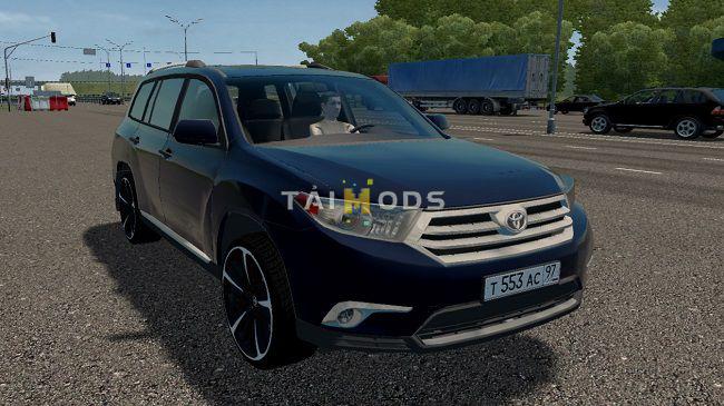 MOD City Car Driving – Xe Hơi Toyota Highlander Hybrid