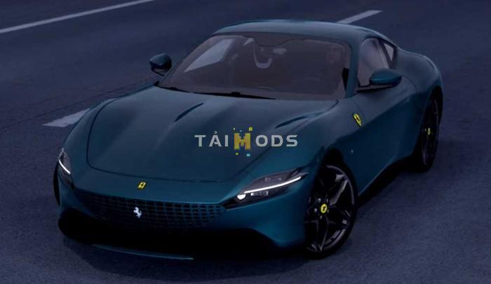 MOD ETS2 – Xe Hơi 2021 Ferrari Roma Spider V2.4 (1.52)