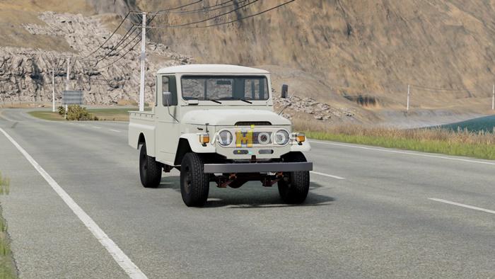 MOD BeamNG – Xe Hơi Toyota Land Cruiser FJ45 Pickup Mod