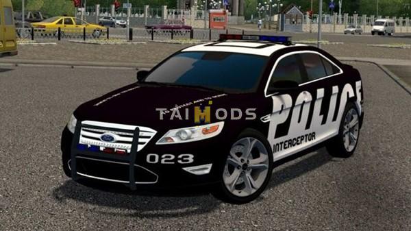 MOD City Car Driving – Xe Hơi Ford Taurus 2010 (Police Version)