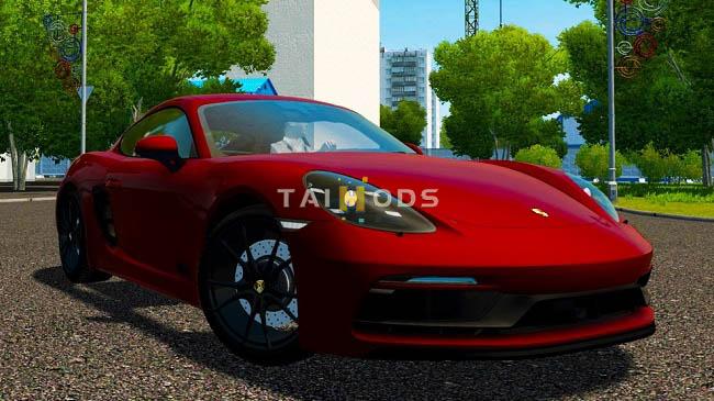 MOD City Car Driving – Xe Hơi Porsche 718 Cayman GTS 2018