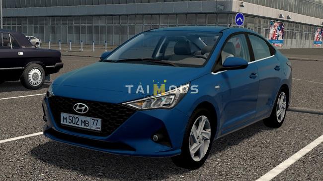 MOD City Car Driving – Xe Hơi Hyundai Solaris 2 1.6i 2022 Car Mod