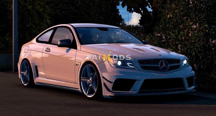 MOD ETS2 – Xe Hơi Mercedes-Benz C63 AMG (1.55)