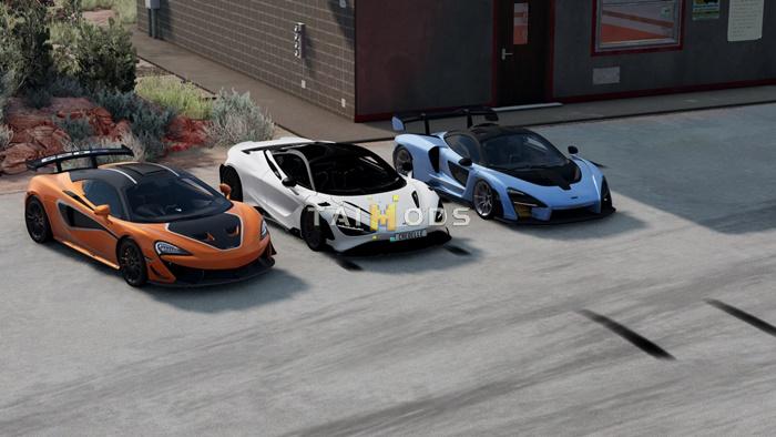 MOD BeamNG – Xe Hơi McLaren Car Pack
