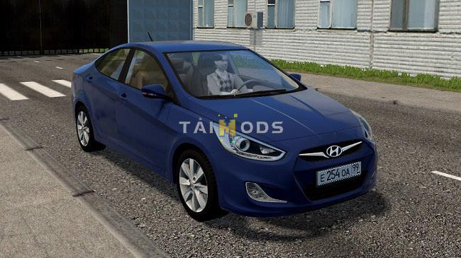 MOD City Car Driving – Xe Hơi Hyundai Solaris 2011