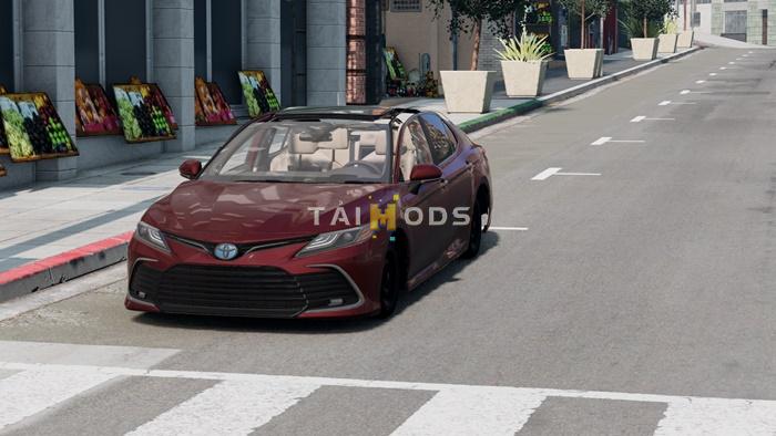 MOD BeamNG – Xe Hơi Toyota Camry Hybrid 2023 Car Mod
