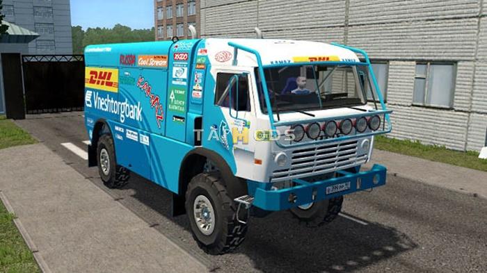 MOD City Car Driving – Xe Tải KamAZ 4911 Rally Master