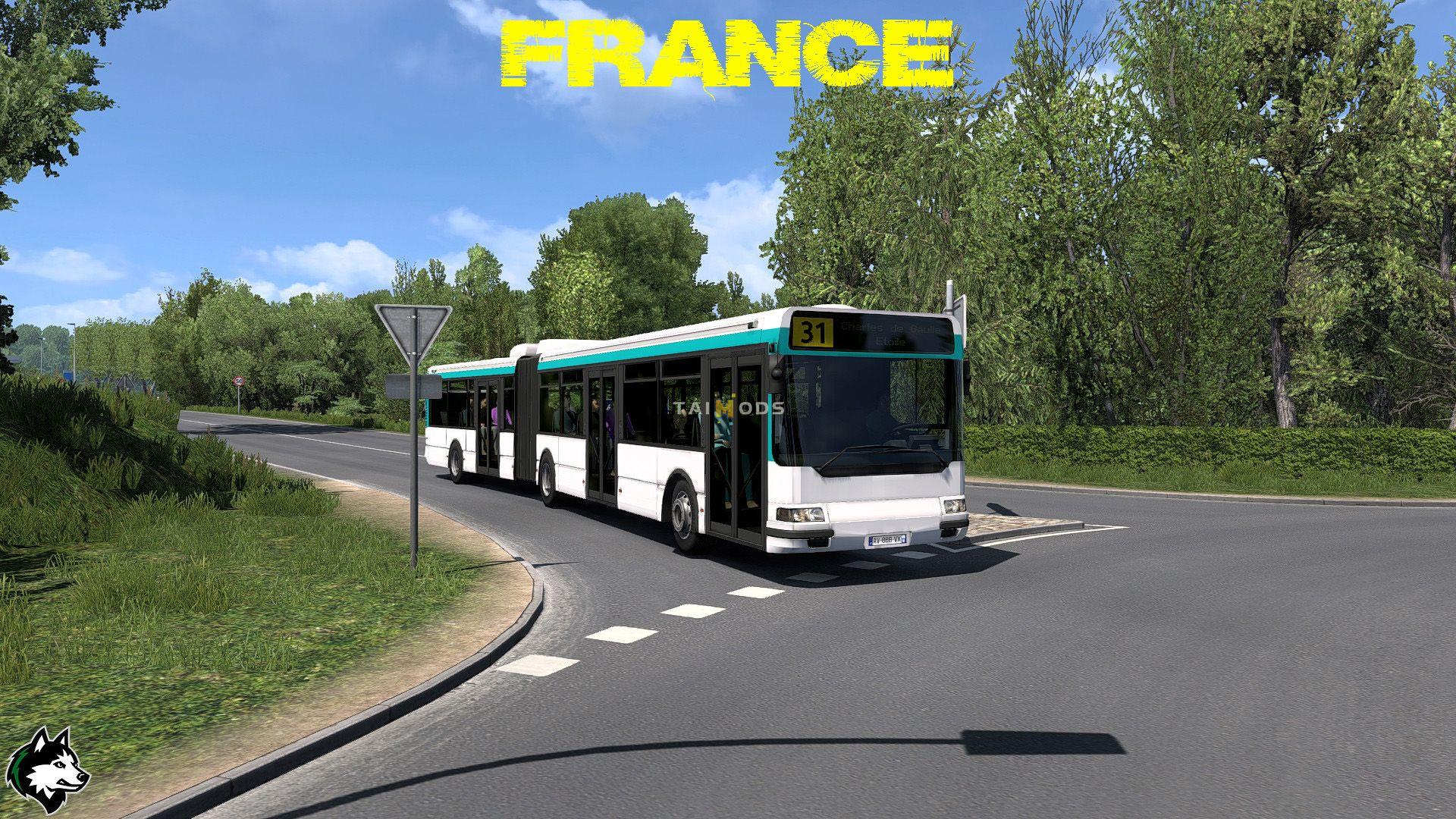MOD ETS2 – AI Traffic Xe Buýt Tuyến Lưu Thông – Pack City Buses Into Traffic (1.54)