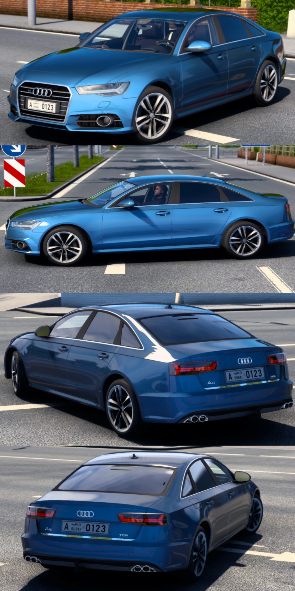 MOD ETS2 – Xe Hơi Audi A6 C7 3.0 TFSI 2015 (1.50)