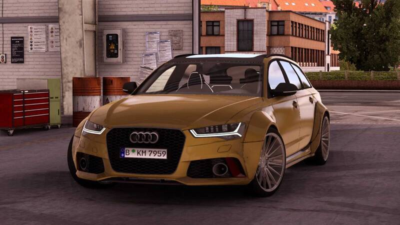 MOD ETS2 – Xe Hơi Audi RS6 C7 Avant 2016 v1.3 (1.50) MOD ETS2 – Xe Hơi Audi RS6 C7 Avant 2016 v1.3 (1.50)