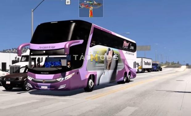 MOD ETS2 – Xe Khách Autobus Marcopolo G7 1800 DD V1.0 (1.52)