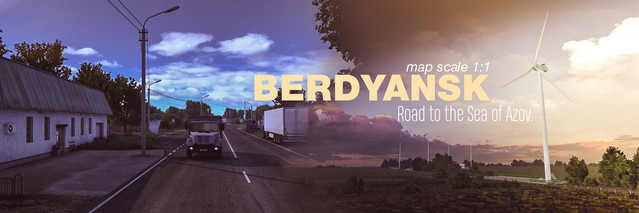 MOD ETS2 – Bản Đồ Berdyansk Road to the Sea of Azov v0.6 (1.50)