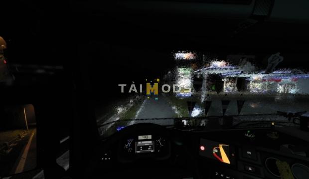 MOD ETS2 – Better Raindrops V2.1.5 (1.53)