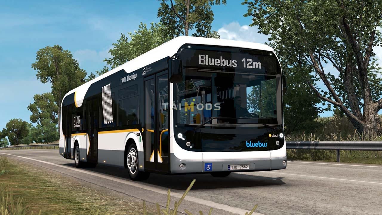 MOD ETS2 – Xe Khách Bolloré Bluebus SE v1.0.13.49