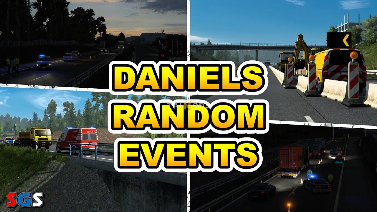 MOD ETS2 – Sự Kiện Ngẫu Nhiên – Daniels ETS2 Random Events (1.54)