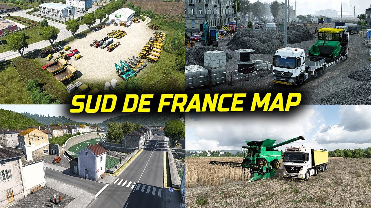 MOD ETS2 – Bản Đồ Sud de France Map (1.51)
