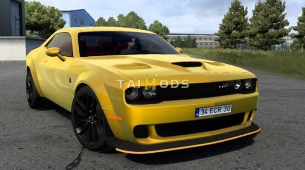 MOD ETS2 – Xe Hơi Dodge Challenger SRT Hellcat 2018 V2.1 (1.52)