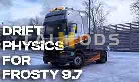 MOD ETS2 – Độ Vật Lý Drift Thực Tế Cho Trời Tuyết (1.49)