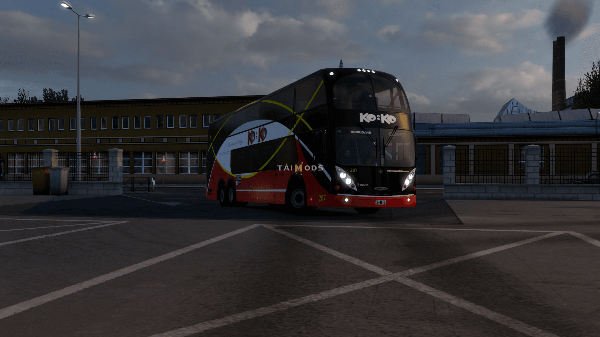 MOD ETS2 – Xe Khách Metalsur Starbus 1 Skins de Argentina
