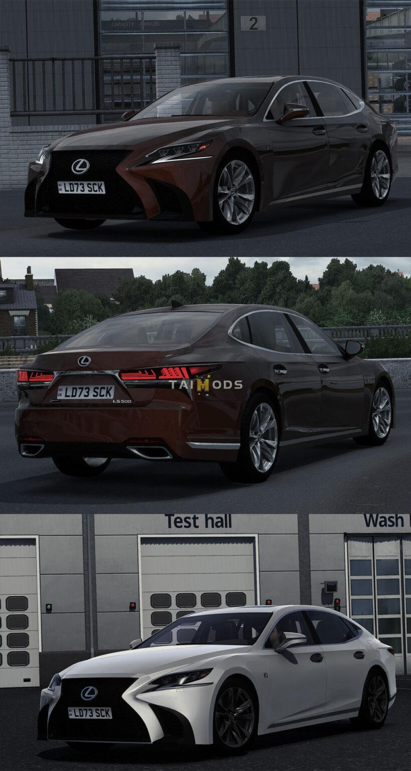 MOD ETS2 – Xe Hơi Lexus LS 500 F-Sport 2018 (1.54) MOD ETS2 – Xe Hơi Lexus LS 500 F-Sport 2018 (1.54)