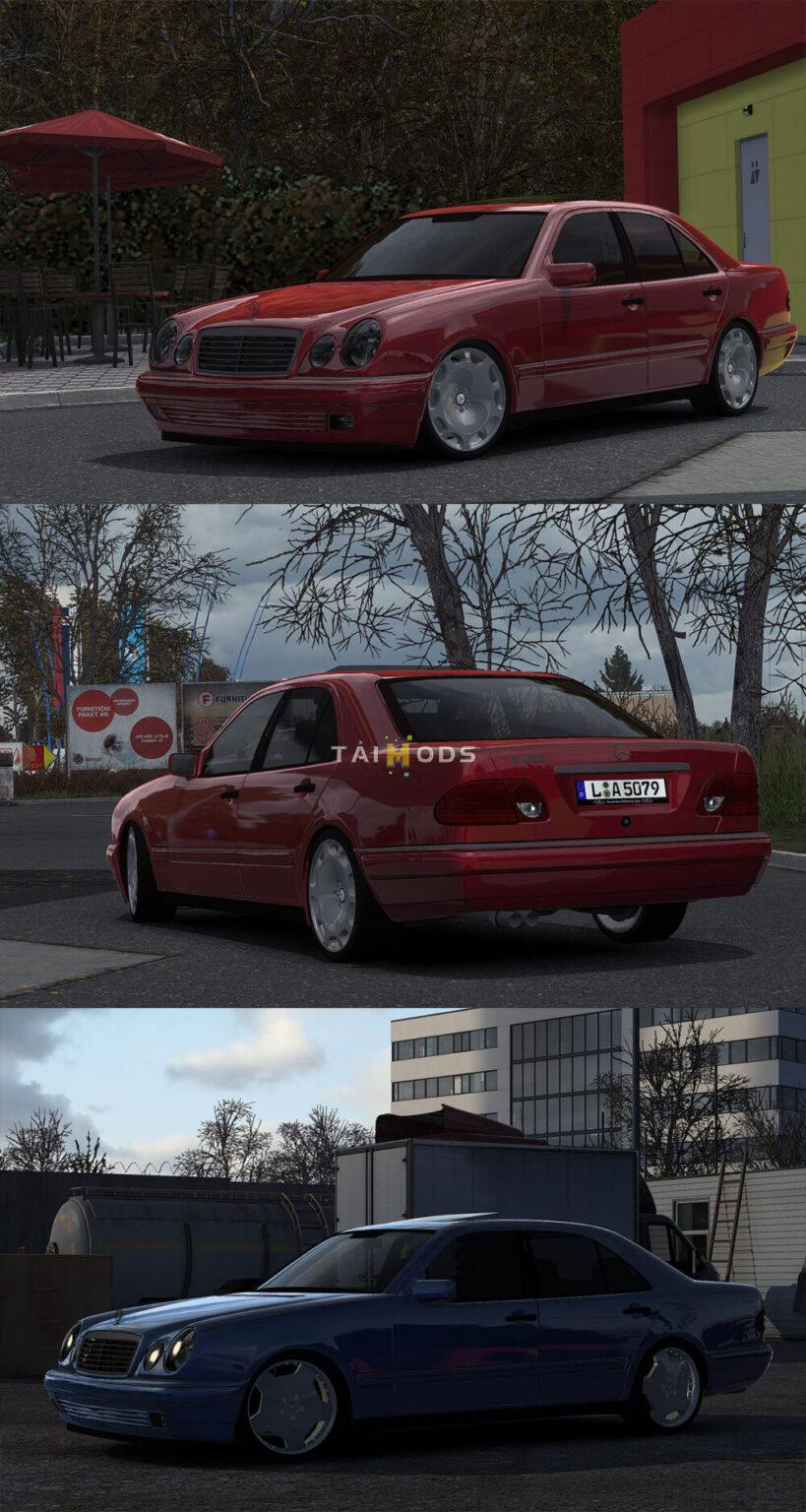 MOD ETS2 – Xe Hơi Mercedes-Benz W210 E-Class (1.54)