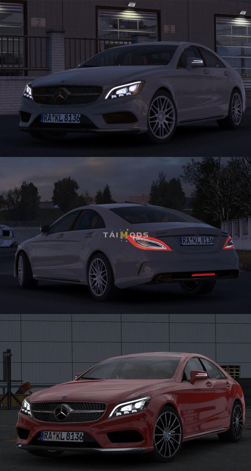 MOD ETS2 – Xe Hơi Mercedes-Benz C218 CLS-Class (1.54)