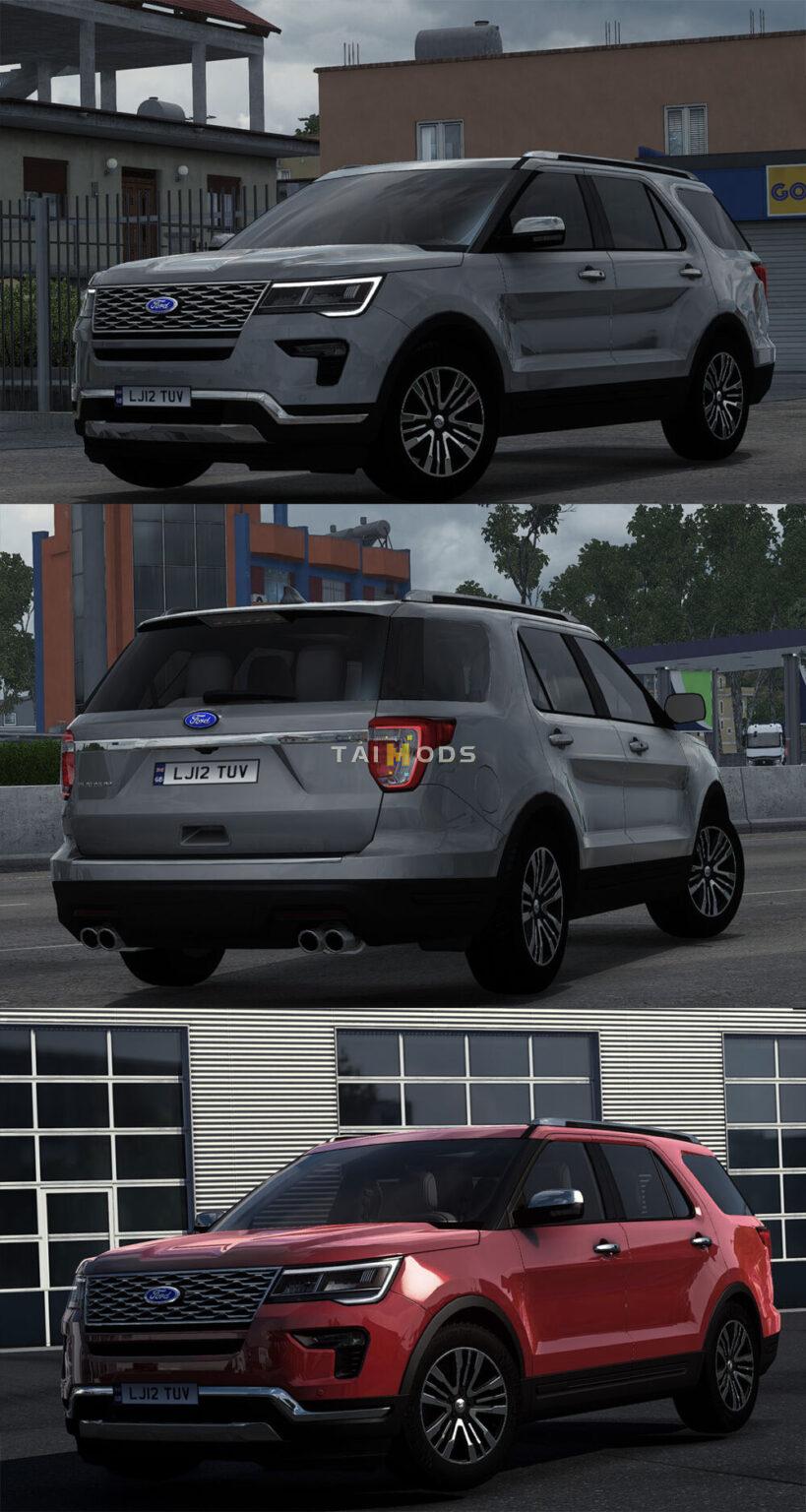 MOD ETS2 – Xe Hơi Ford Explorer Platinum 2019 (1.54) MOD ETS2 – Xe Hơi Ford Explorer Platinum 2019 (1.54)