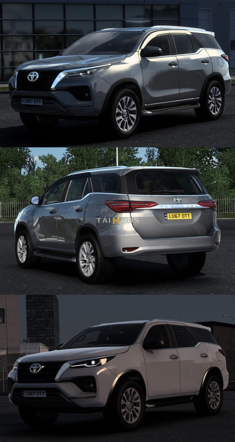 MOD ETS2 – Xe Hơi Toyota Fortuner AN160 (1.54)