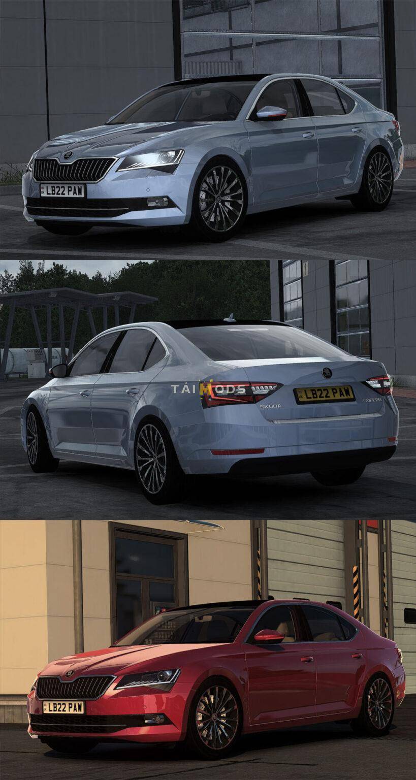 MOD ETS2 – Xe Hơi Skoda Superb B8 2017 (1.54)