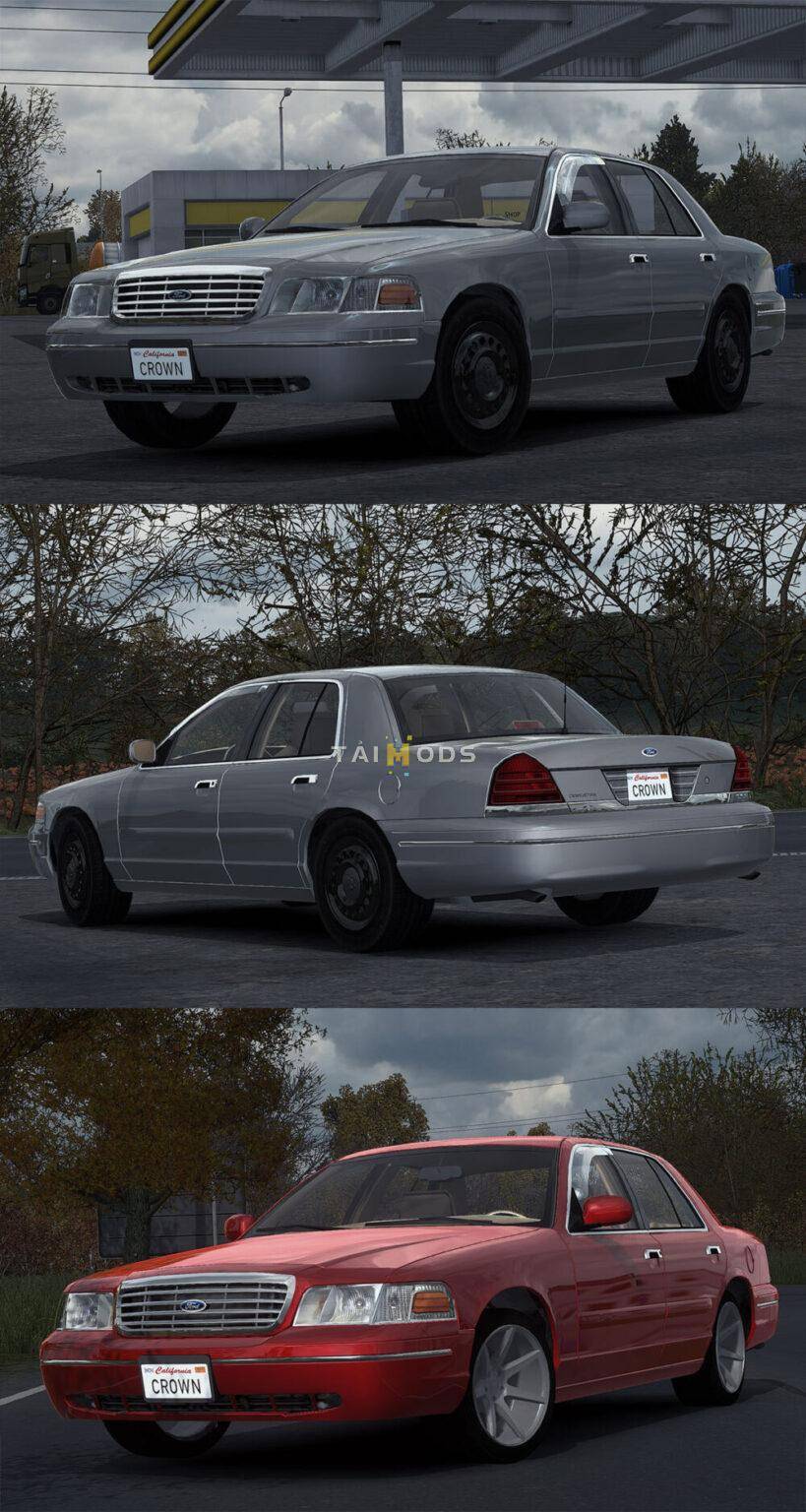 MOD ETS2 – Xe Hơi Ford Crown Victoria 2012 (1.54)