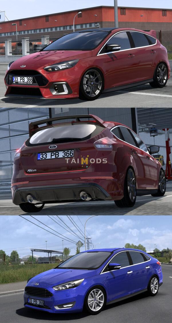 MOD ETS2 – Xe Hơi Ford Focus Mk3 (1.54) MOD ETS2 – Xe Hơi Ford Focus Mk3 (1.54)