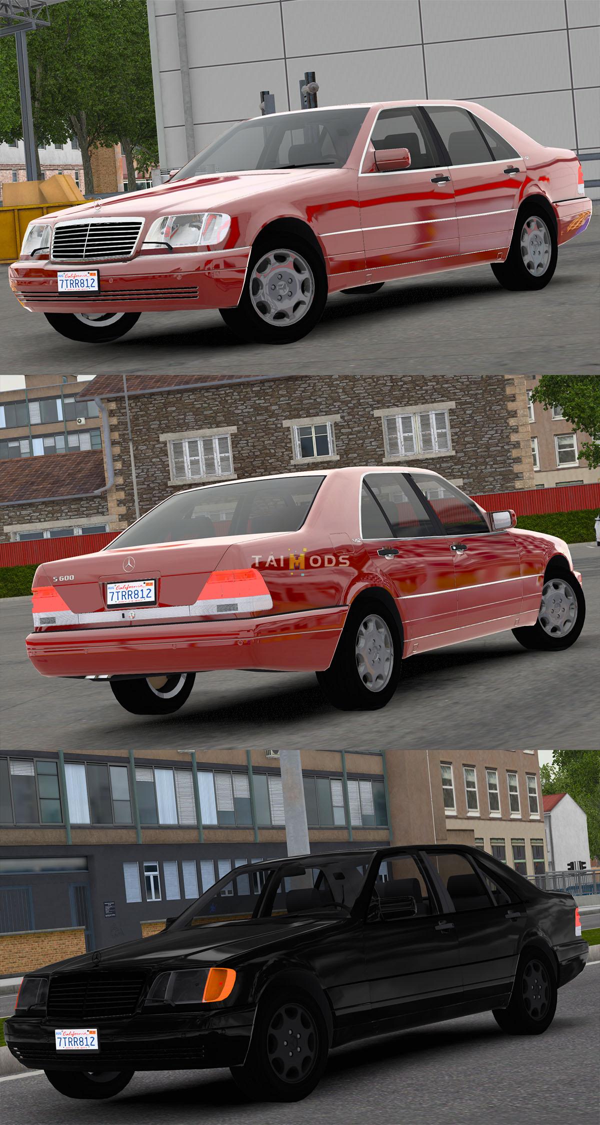 MOD ETS2 – Xe Hơi Mercedes-Benz W140 S-Class S600 V1.3 1.49 MOD ETS2 – Xe Hơi Mercedes-Benz W140 S-Class S600 V1.3 1.49