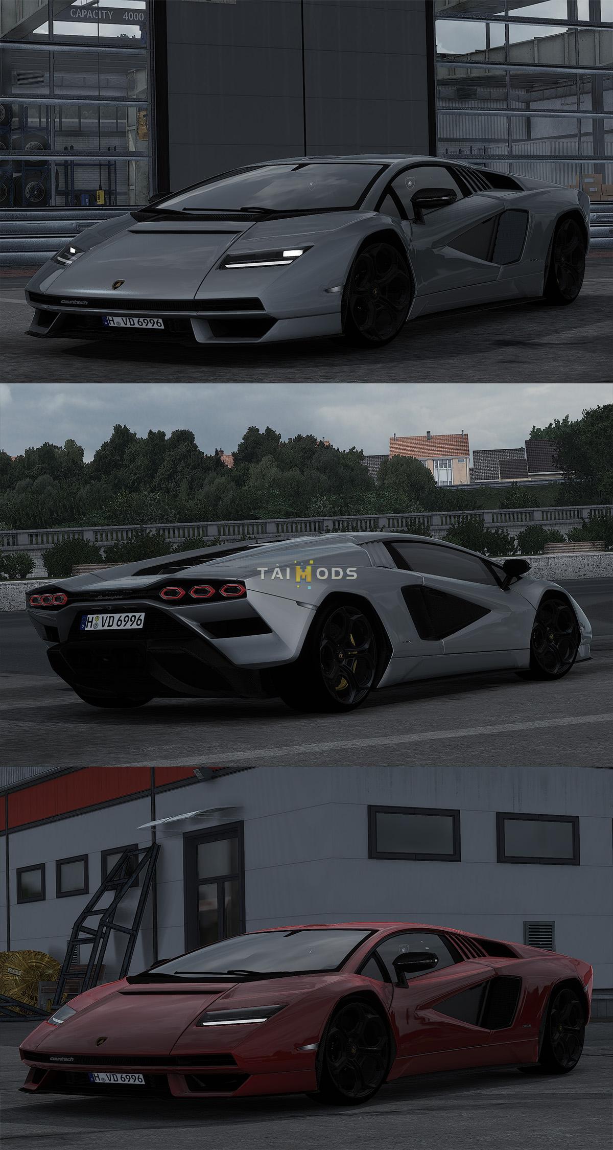 MOD ETS2 – Xe Hơi Lamborghini Countach LPI 800-4 2022 (1.51) MOD ETS2 – Xe Hơi Lamborghini Countach LPI 800-4 2022 (1.51)