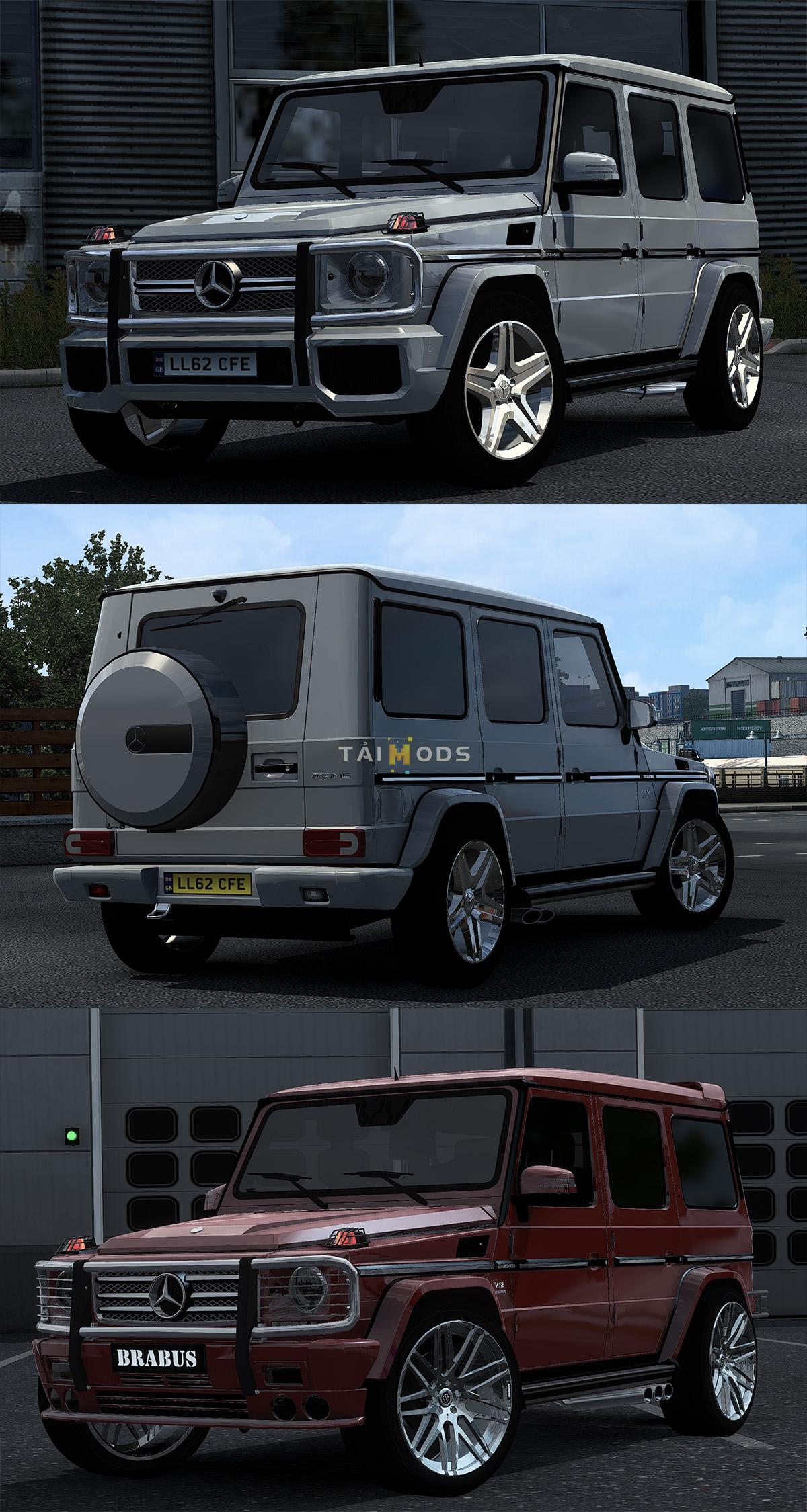 MOD ETS2 – Xe Hơi Mercedes-Benz W463 2012 G65 AMG (1.51)