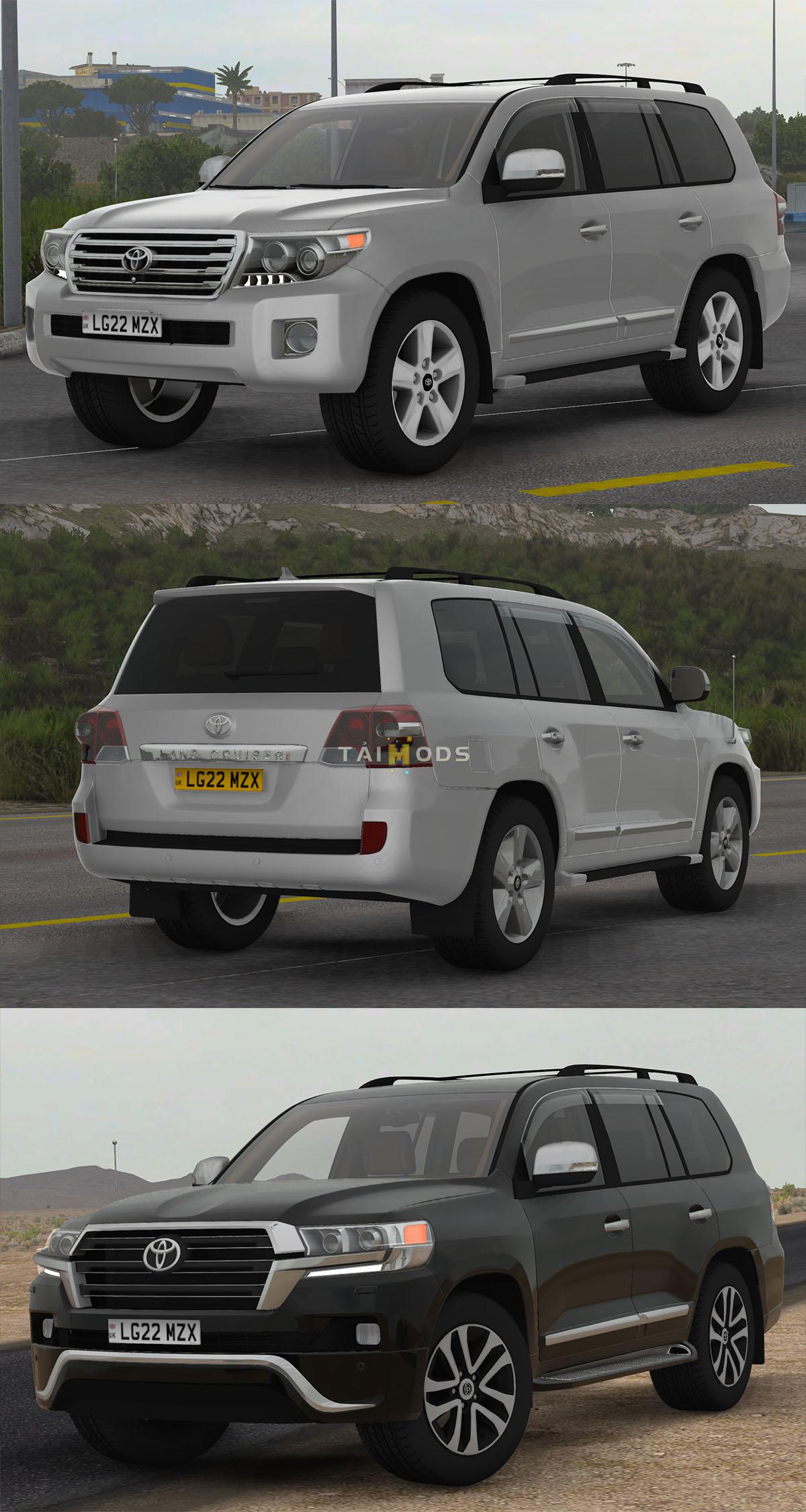 MOD ETS2 – Xe Hơi Toyota Land Cruiser 200 2012 V1.5 (1.48)