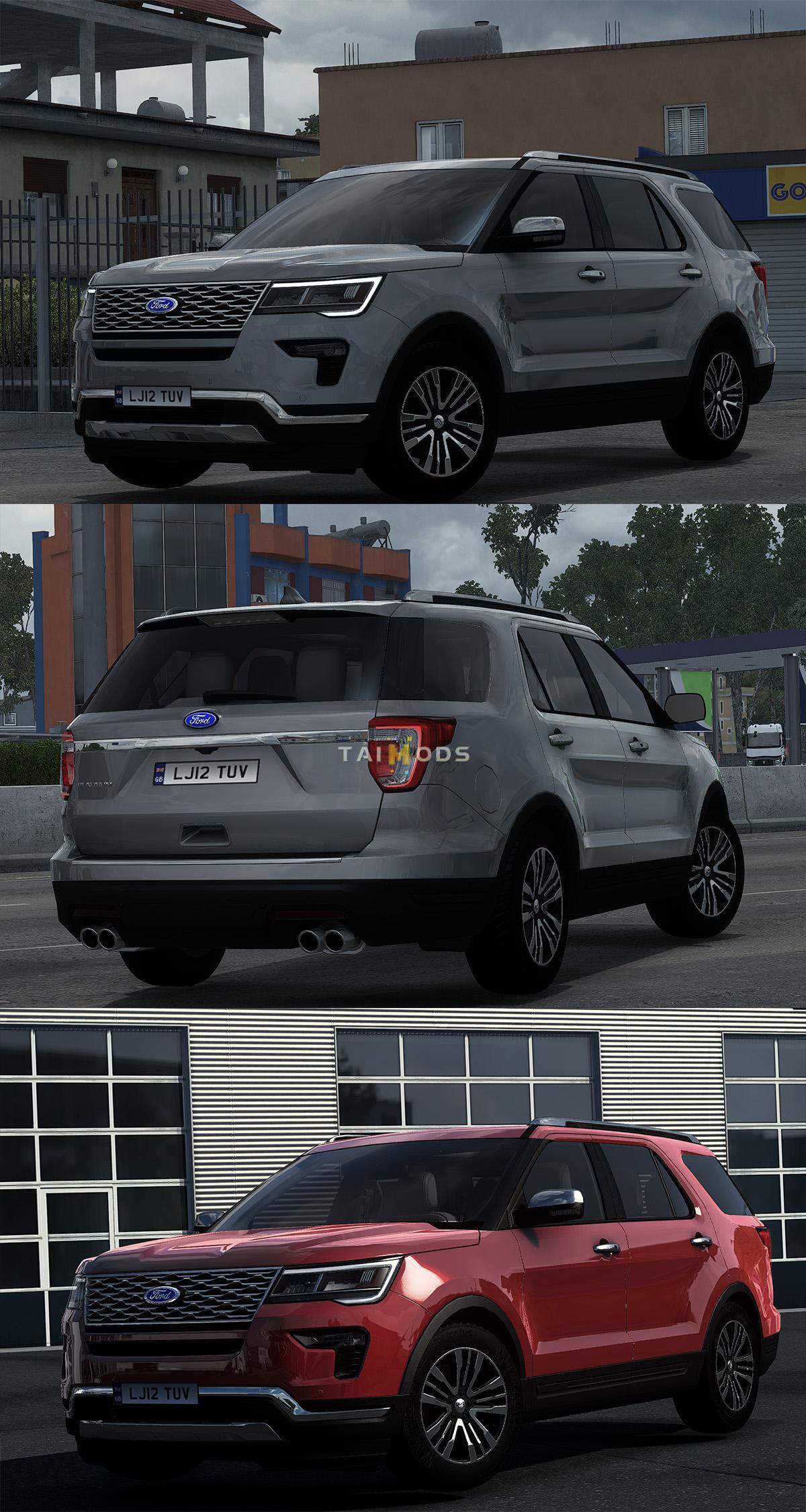 MOD ETS2 – Xe Hơi Ford Explorer Platinum 2019 V1.4 1.51