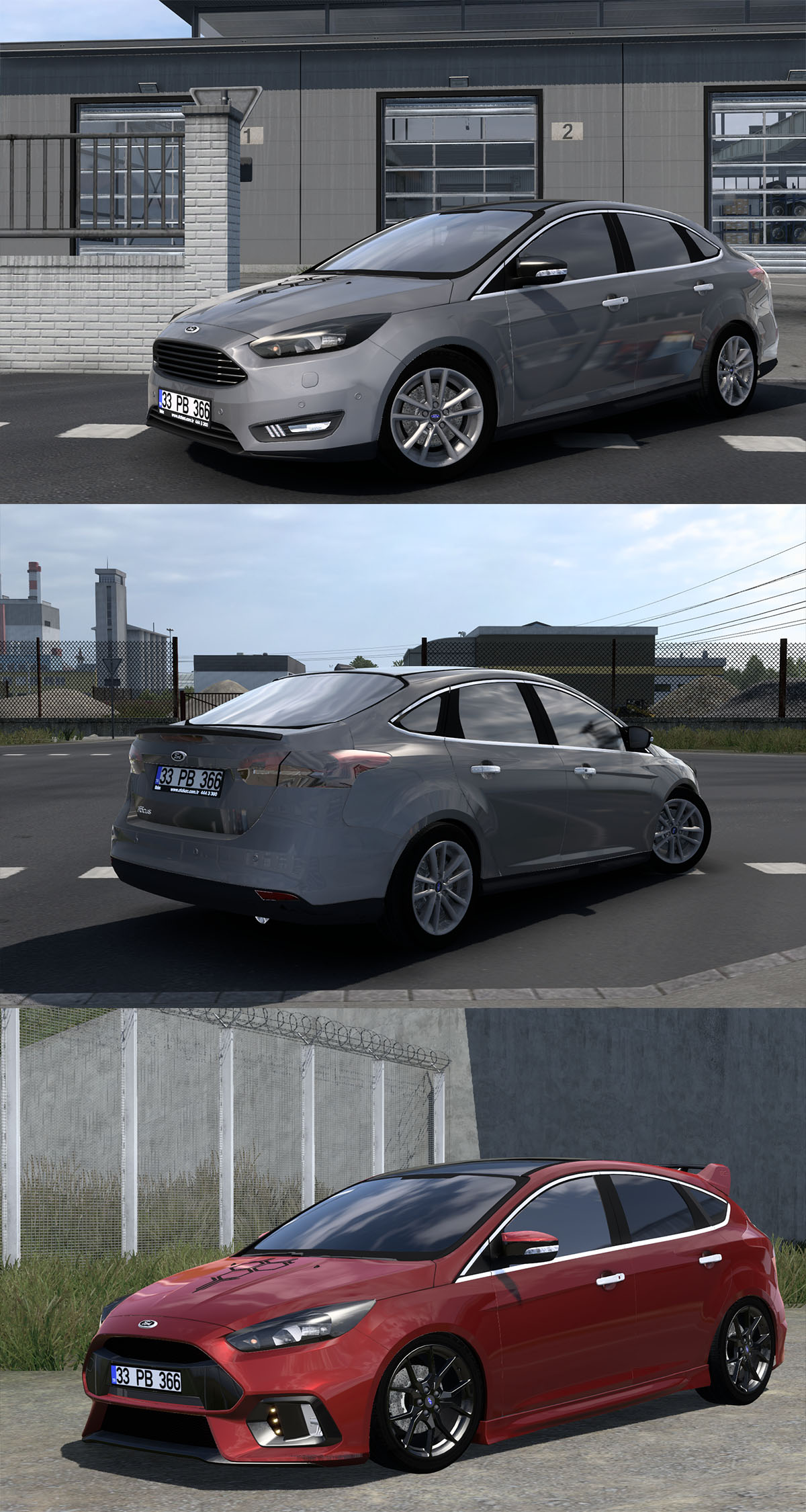 MOD ETS2 – Xe Hơi Ford Focus Mk3 1.49