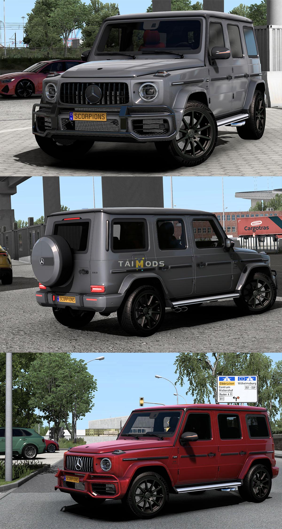 MOD ETS2 – Xe Hơi Mercedes-Benz W463 2022 G63 AMG V1.1 (1.48)