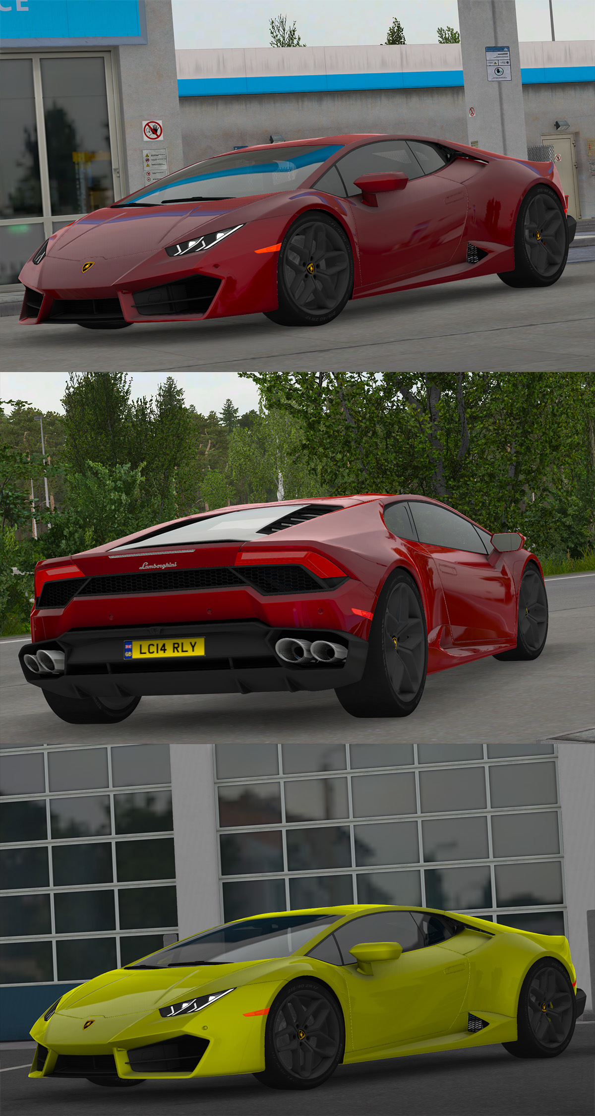 MOD ETS2 – Xe Hơi Lamborghini Huracan LP 580-2 2017 (1.50)