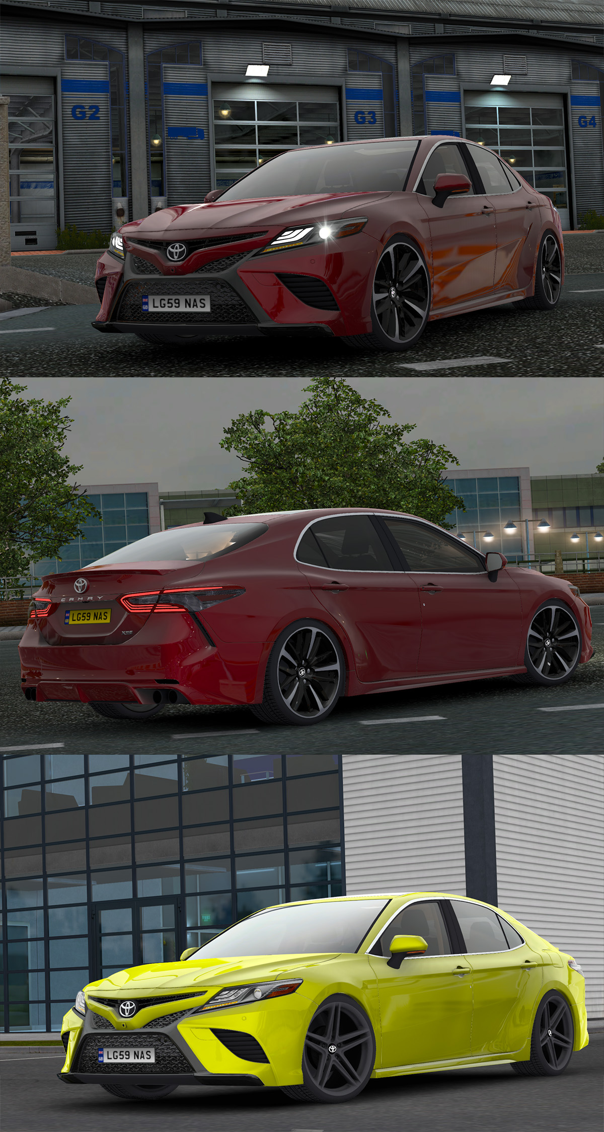MOD ETS2 – Xe Hơi Toyota Camry XV70 XSE 2018 (1.50)