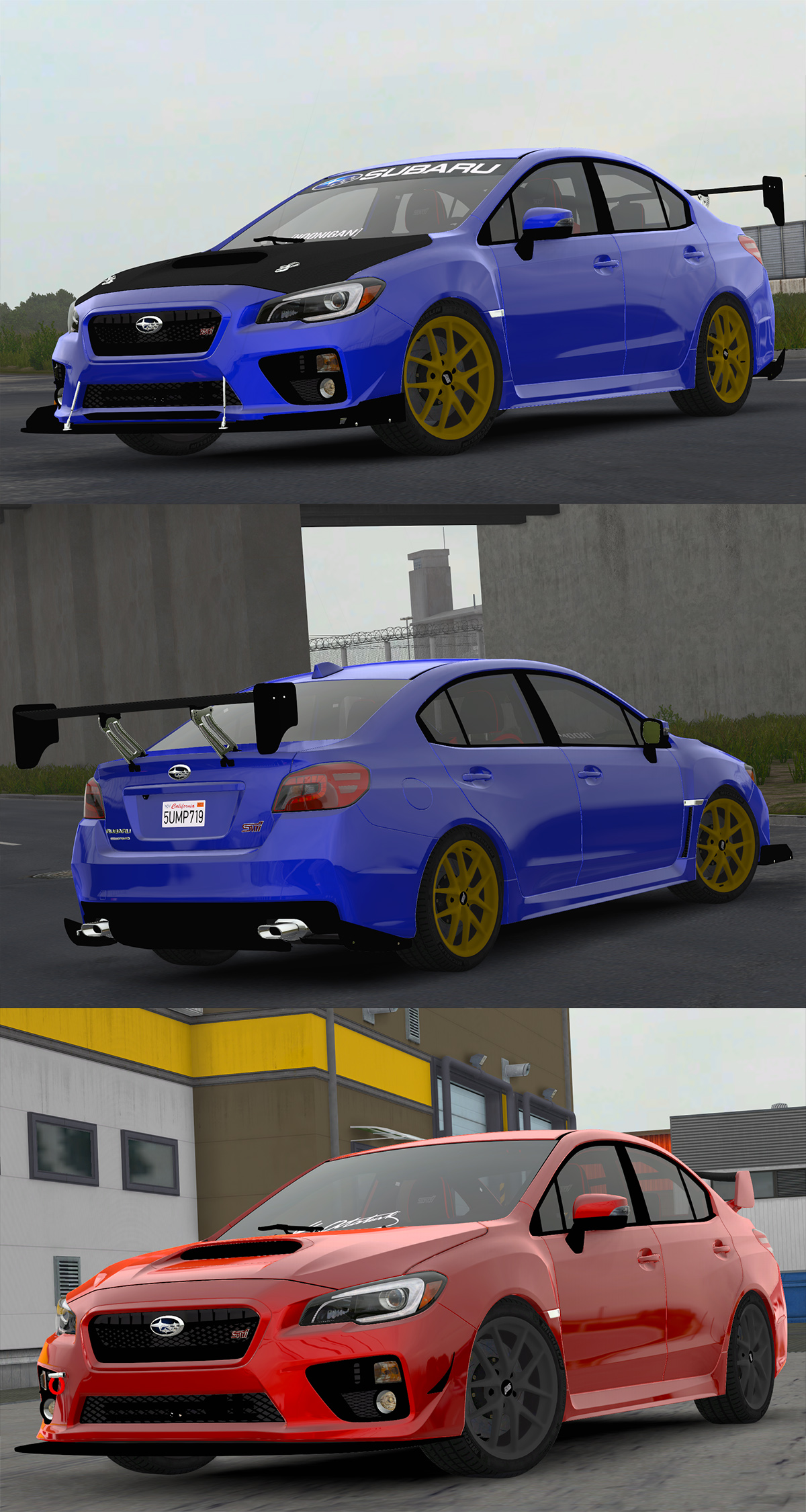 MOD ETS2 – Xe Hơi Subaru Impreza WRX STI 2017 (1.50)