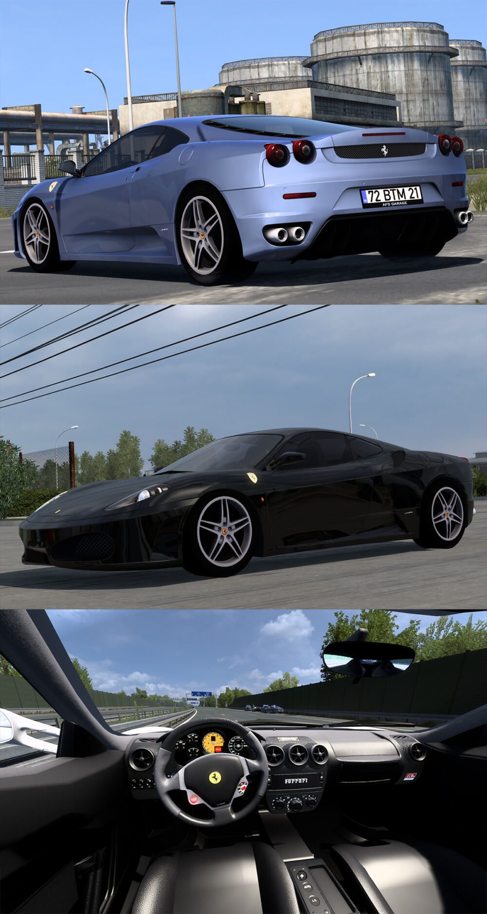 MOD ETS2 – Xe Hơi Ferrari F430 by Berat Afsin (1.50)