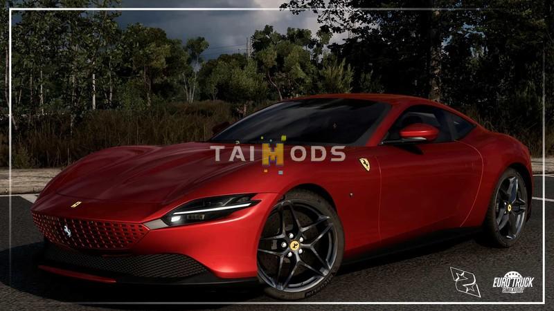 MOD ETS2 – Xe Hơi Ferrari Roma 2021 v2.0 (1.48) [UPDATE]