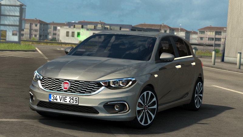 MOD ETS2 – Xe Hơi Fiat Tipo / Egea + Interior v2.48 (1.48)