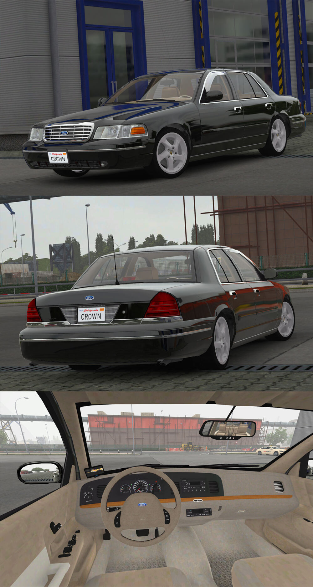 MOD ETS2 – Xe Hơi Ford Crown Victoria 2012 (1.49)