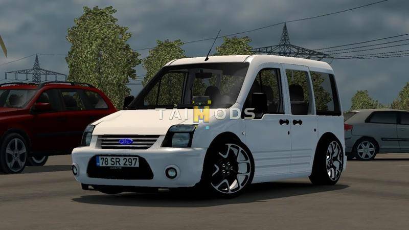 MOD ETS2 – Xe Hơi Ford Transit Connect + Interior ((1.48))