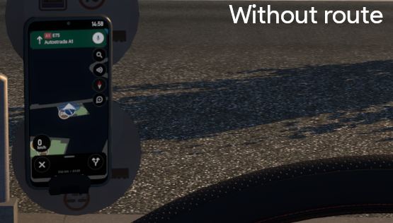 MOD ETS2 – Google Maps for Phone Polish Version MOD ETS2 – Google Maps for Phone Polish Version